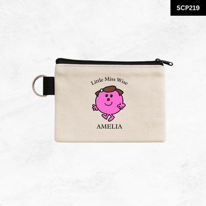 Custom Keyring Coin Purse - Litte Miss & Mr