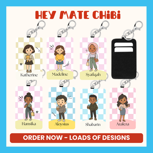 Hey Mate Chibi Keychain Card Holders