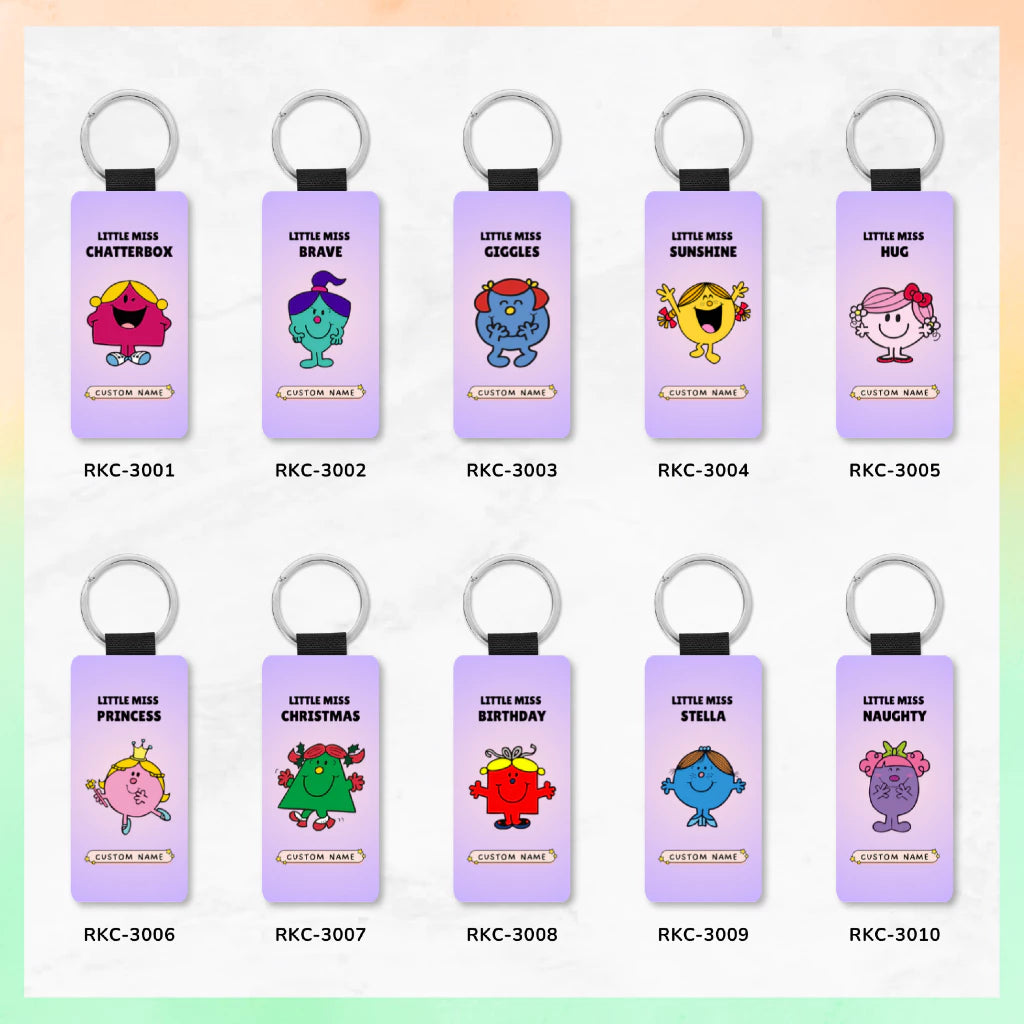 [Custom] Little Miss/ Mr Series | Personalised Name | Classic Keychain | Key Tag | Viral | Cute