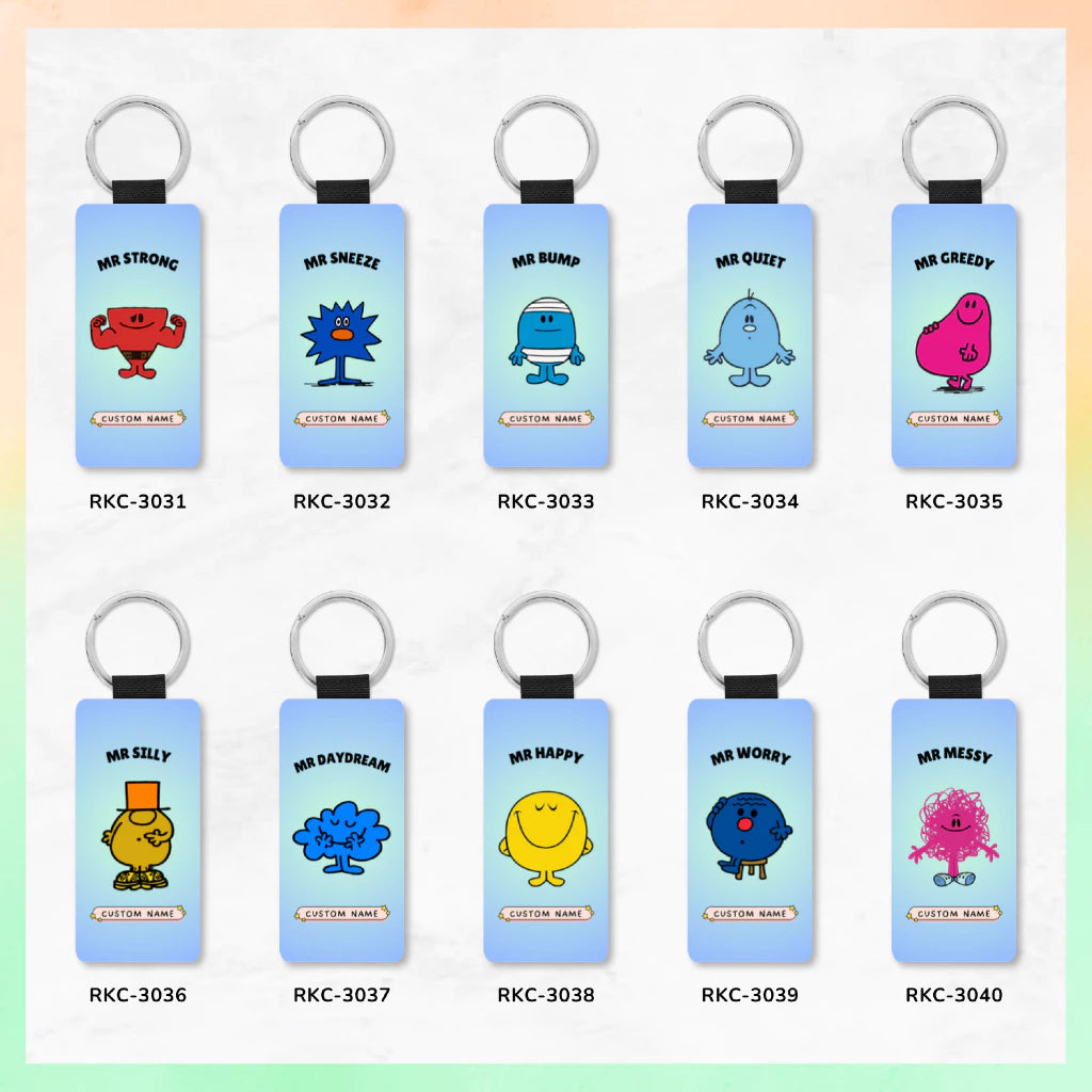 [Custom] Little Miss/ Mr Series | Personalised Name | Classic Keychain | Key Tag | Viral | Cute