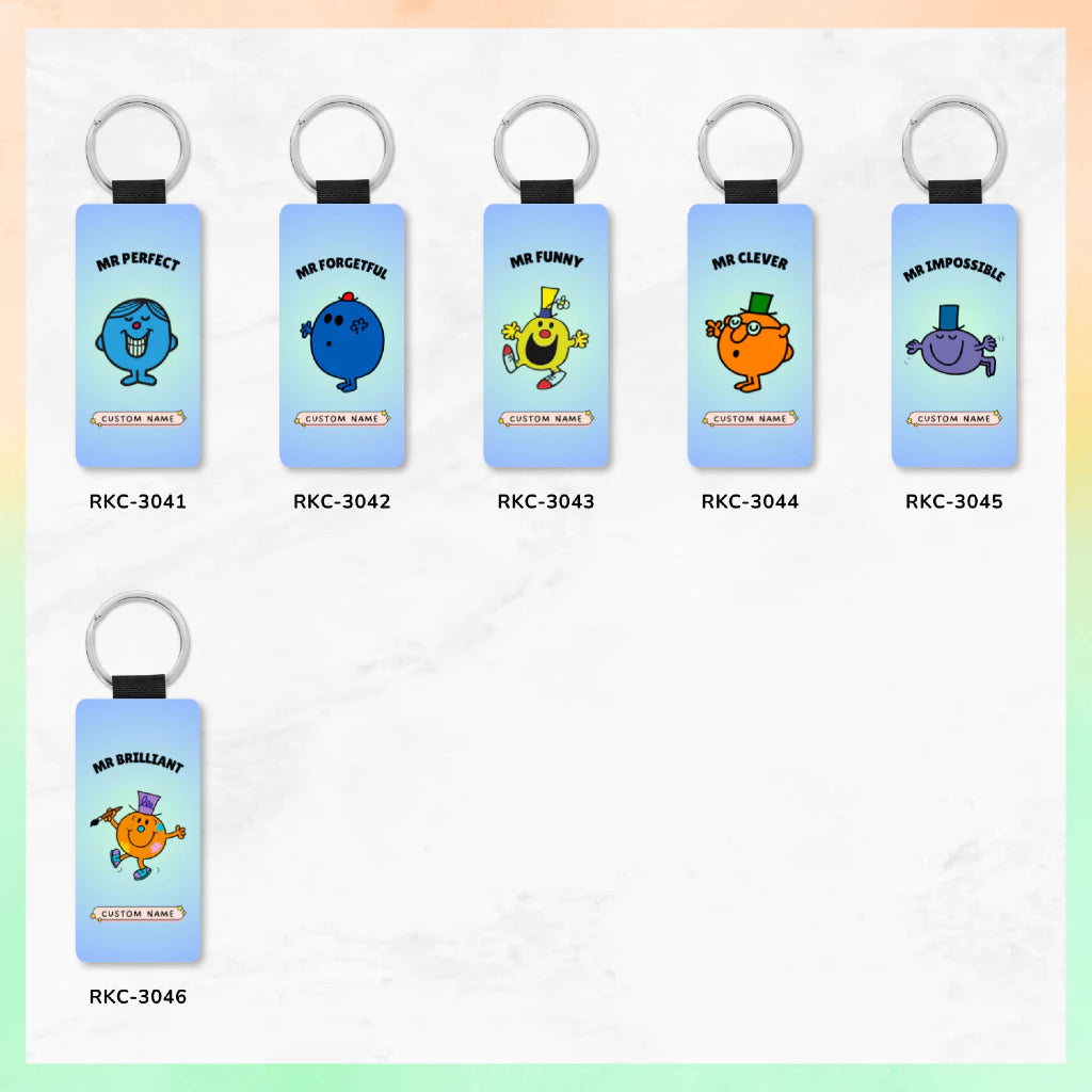 [Custom] Little Miss/ Mr Series | Personalised Name | Classic Keychain | Key Tag | Viral | Cute
