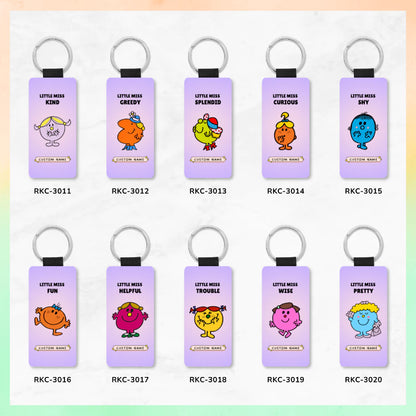 [Custom] Little Miss/ Mr Series | Personalised Name | Classic Keychain | Key Tag | Viral | Cute