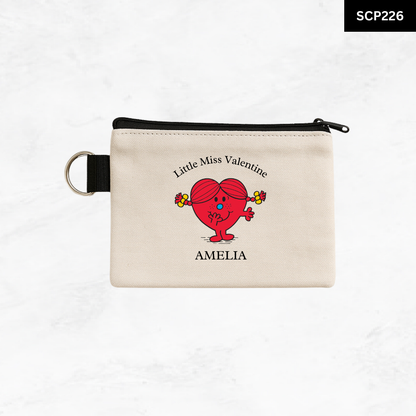 Custom Keyring Coin Purse - Litte Miss & Mr