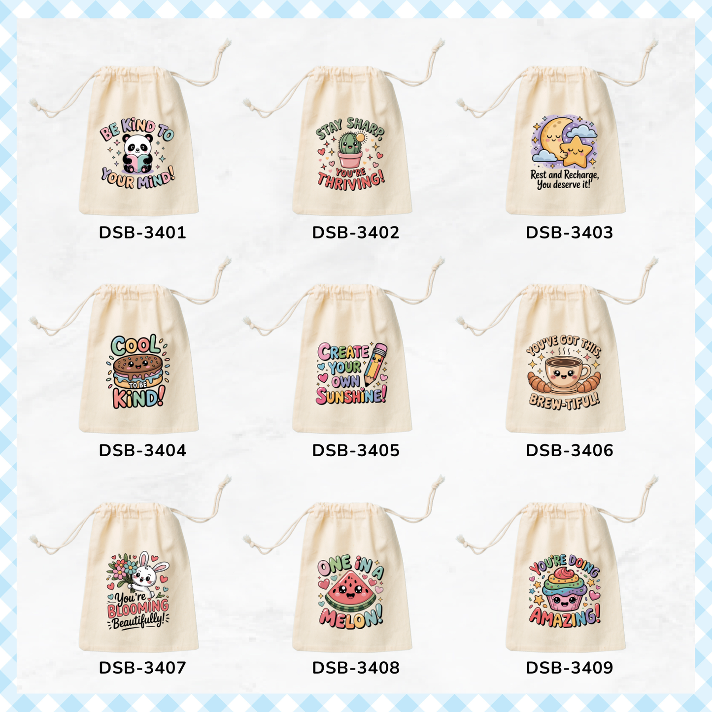 Positive Vibes Favor Bags
