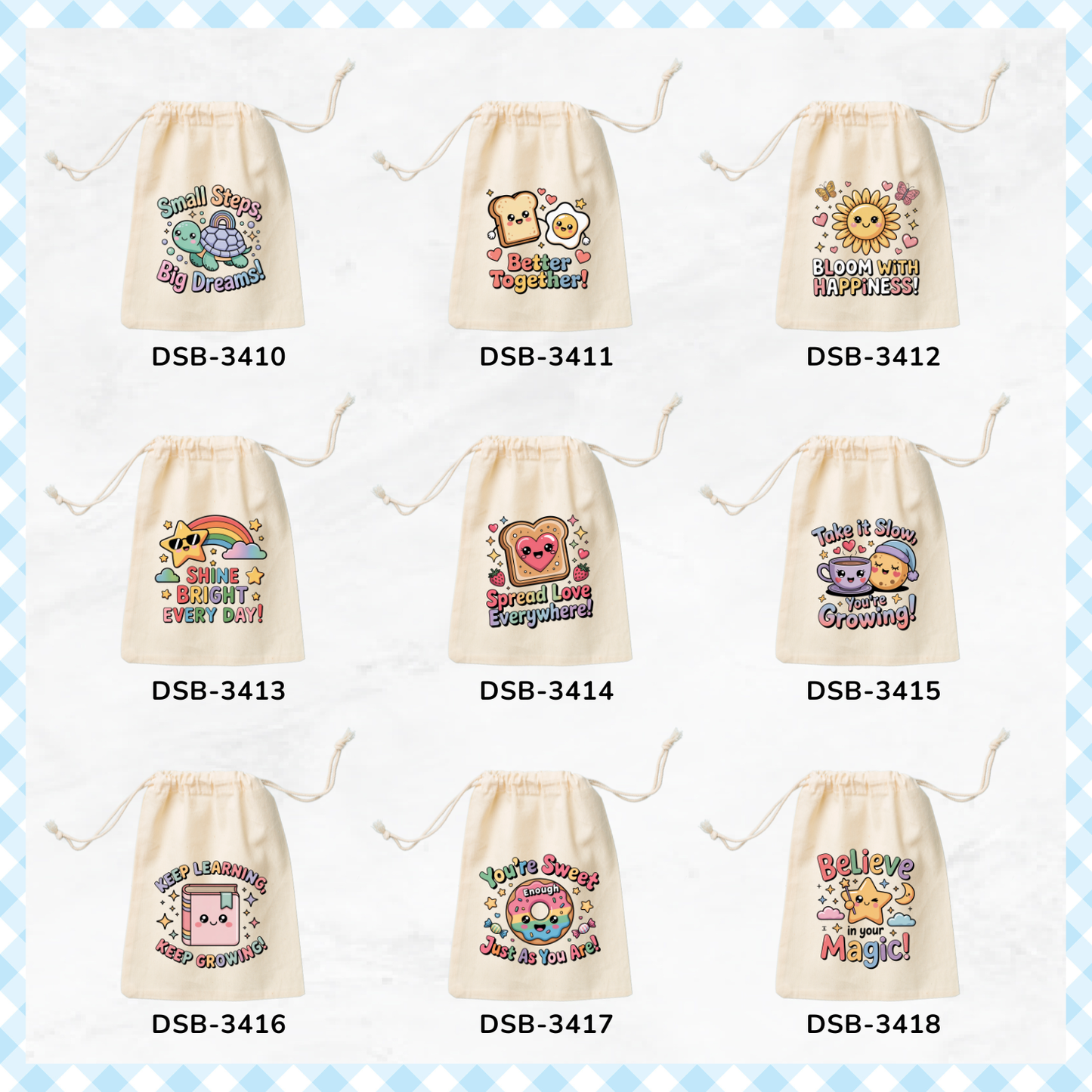 Positive Vibes Favor Bags
