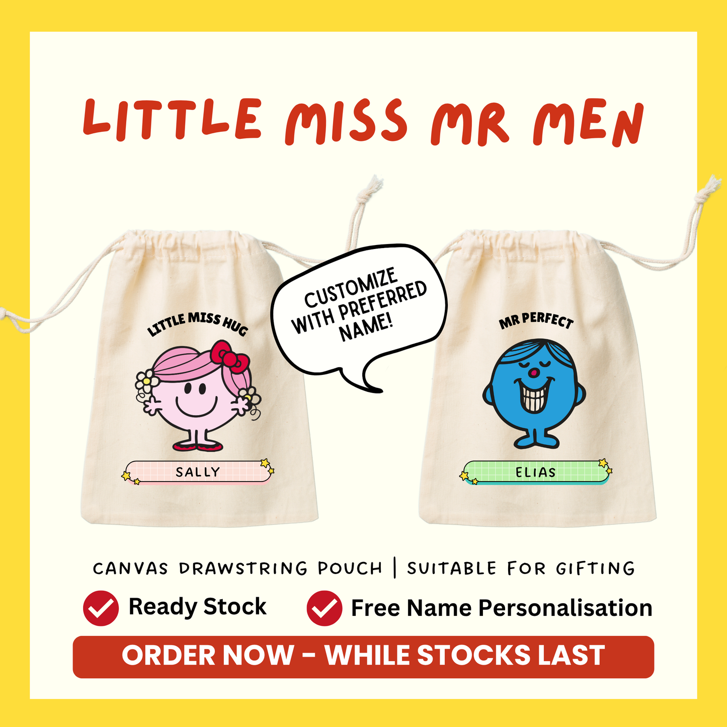 Little Miss/ Mr Series Favor Bags