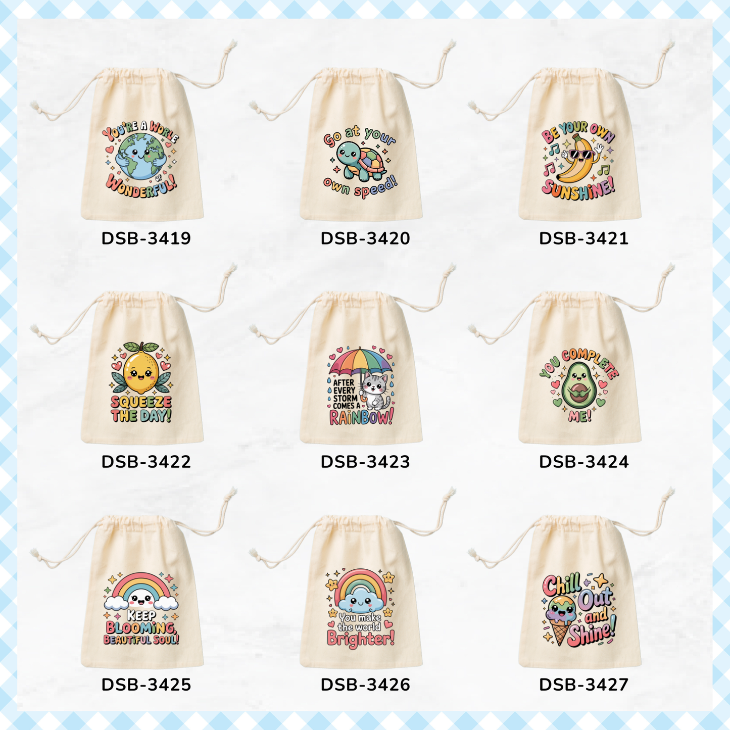 Positive Vibes Favor Bags