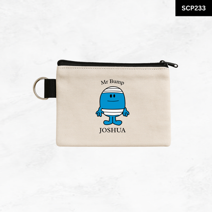 Custom Keyring Coin Purse - Litte Miss & Mr
