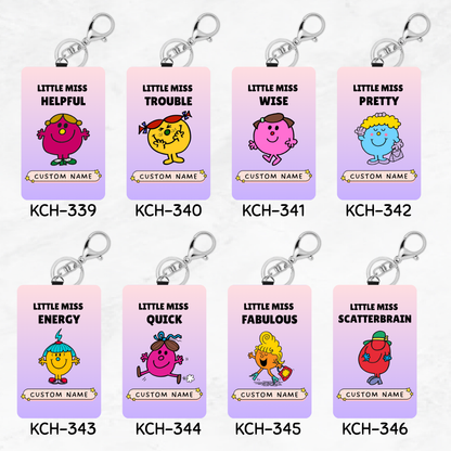 Little Miss/Mr Keychain Card Holders