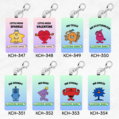 Little Miss/Mr Keychain Card Holders