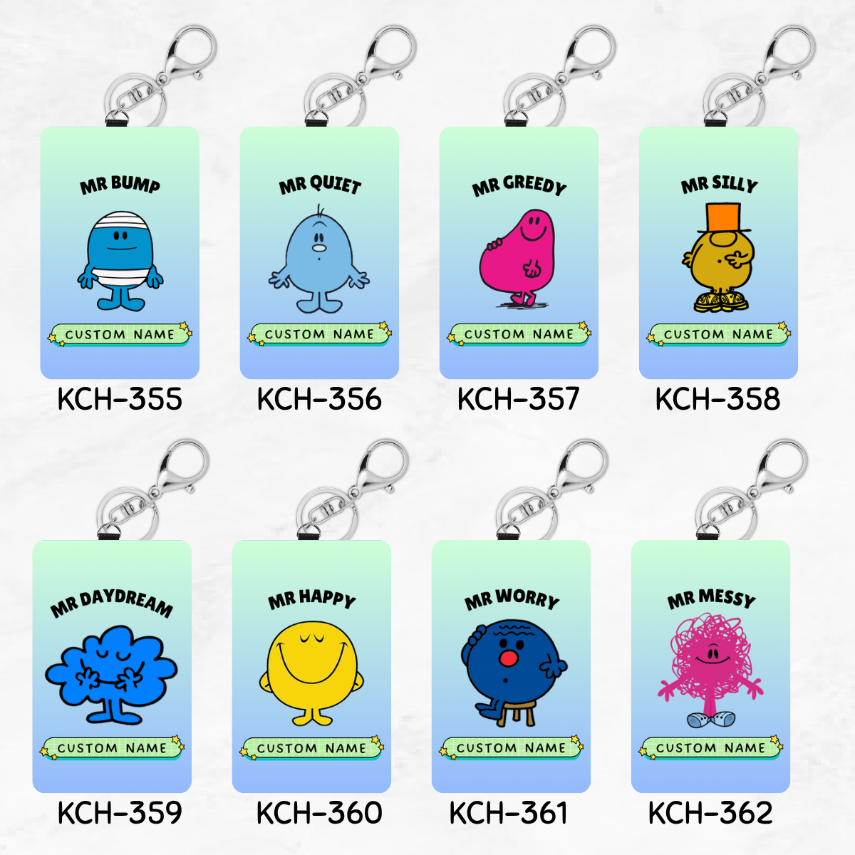 Little Miss/Mr Keychain Card Holders
