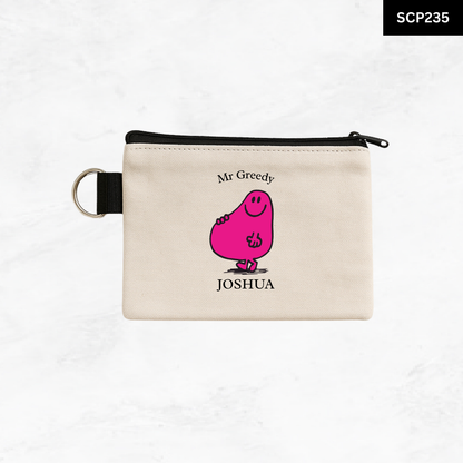Custom Keyring Coin Purse - Litte Miss & Mr