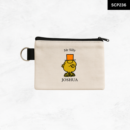 Custom Keyring Coin Purse - Litte Miss & Mr