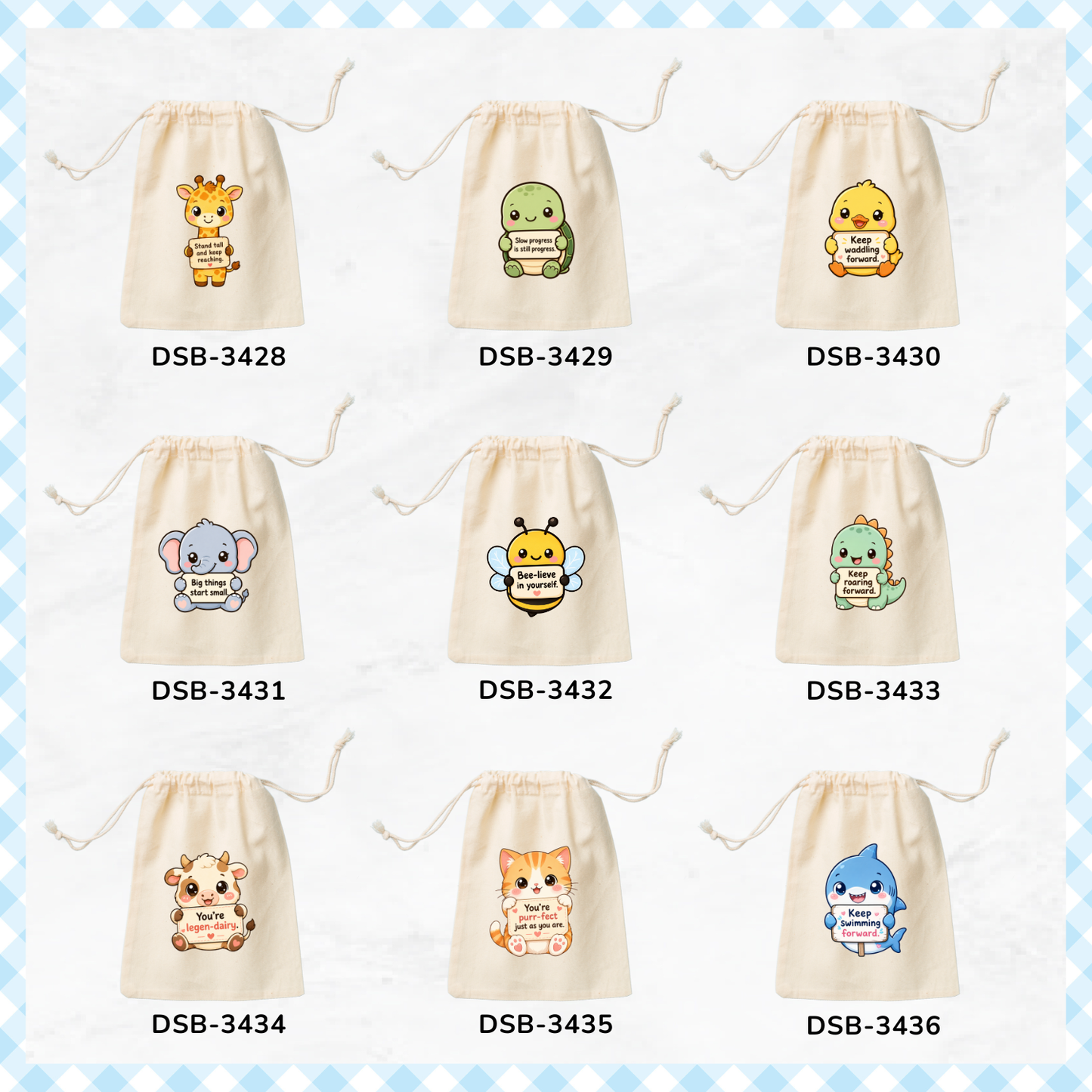 Emotional Animal Support Custom Favor Bags