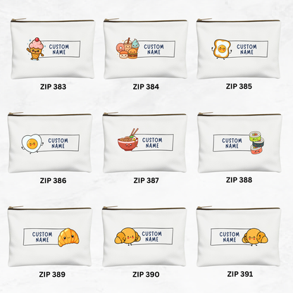 Foodie Series Zipper Pouch