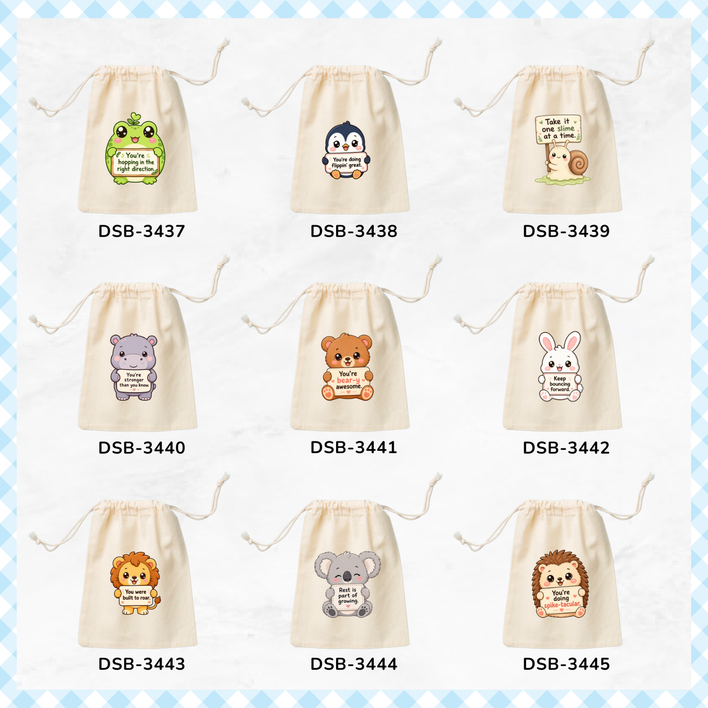 Emotional Animal Support Custom Favor Bags