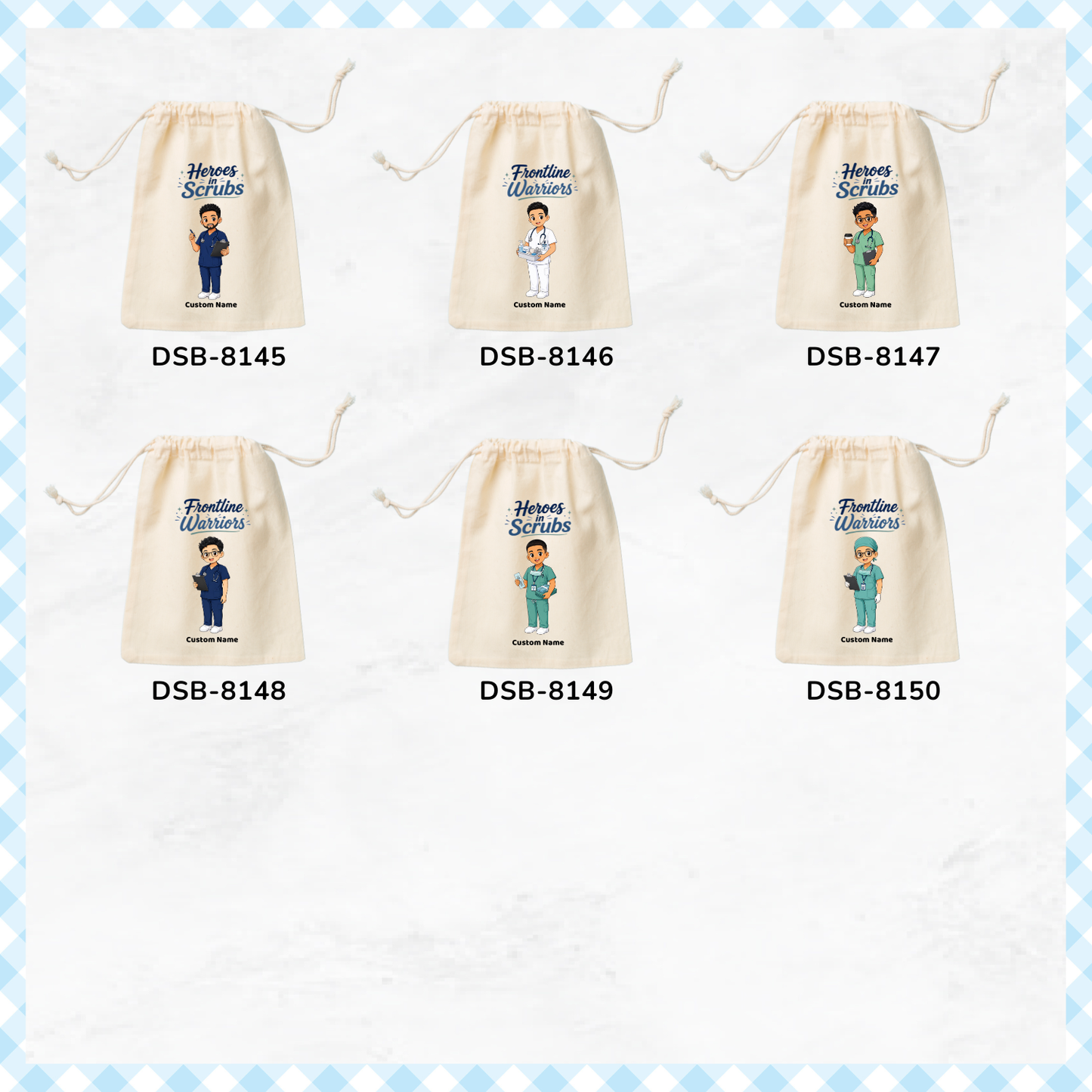 Amazing Nurses Custom Favor Bags