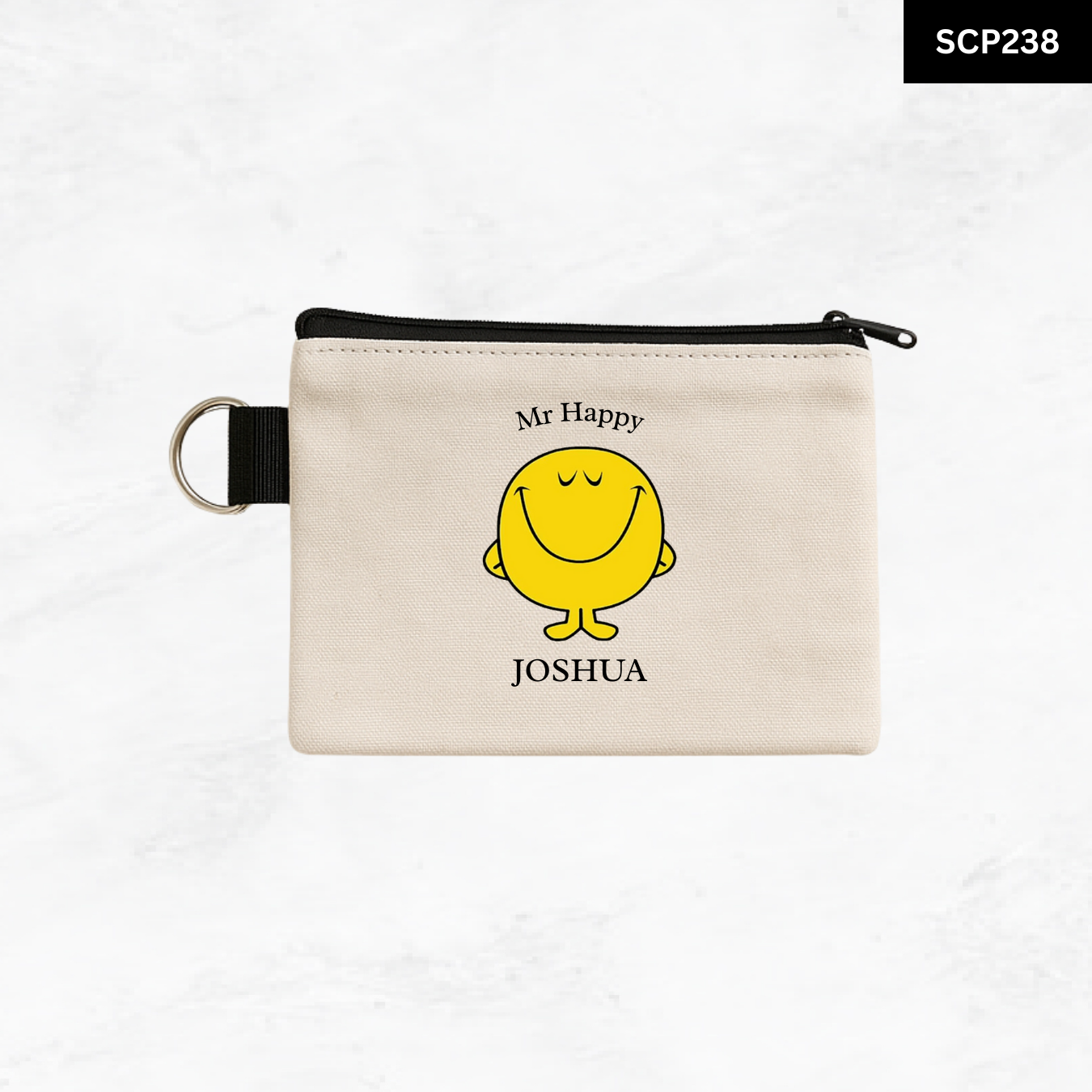 Custom Keyring Coin Purse - Litte Miss & Mr