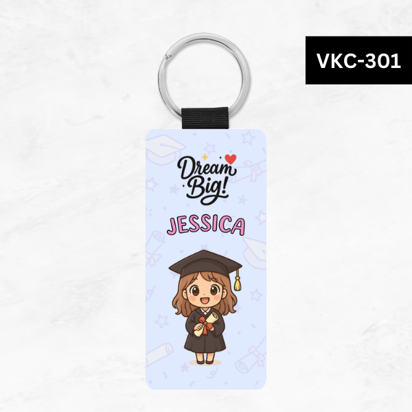 Graduation Chibi Key Tags