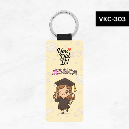 Graduation Chibi Key Tags