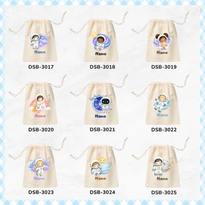 Astronauts Outer Space Custom Favor Bags