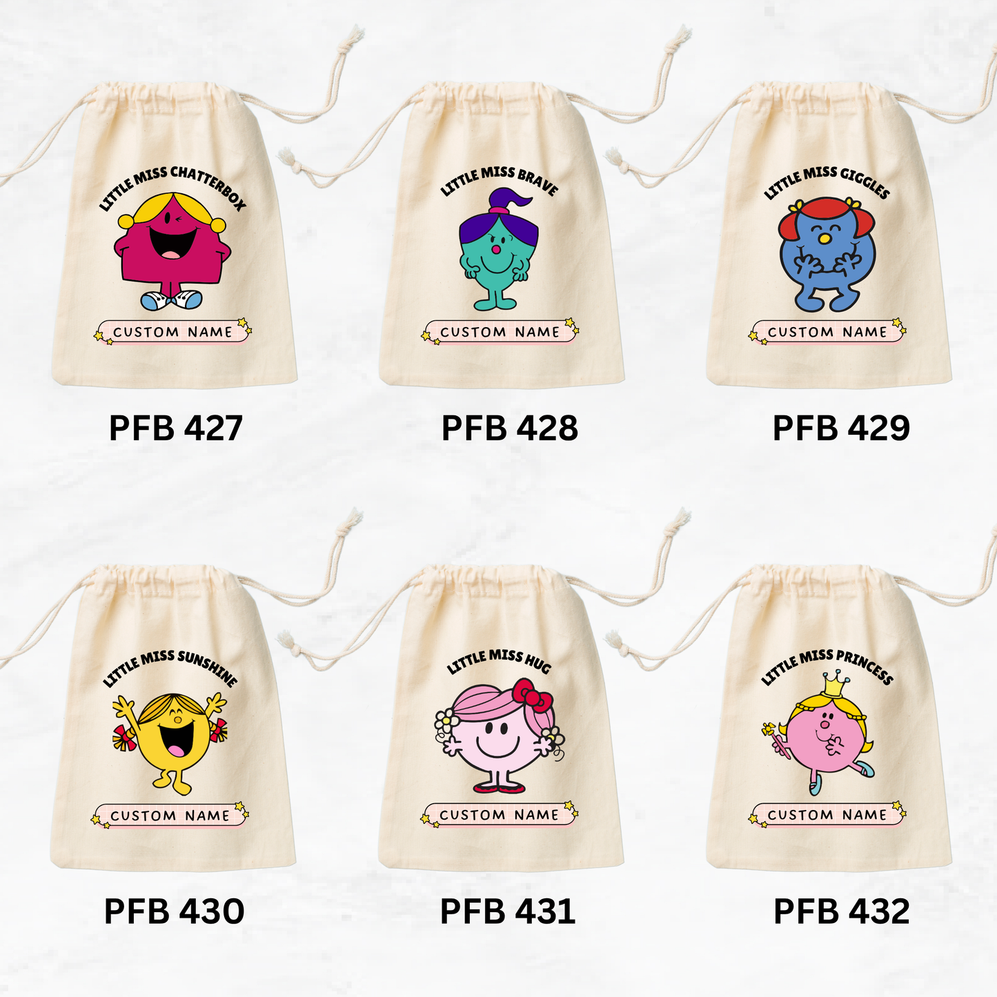Little Miss/ Mr Series Favor Bags