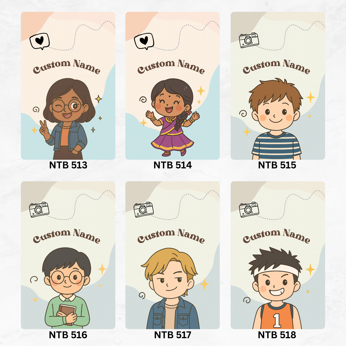 Notebook Chibi Custom Chibi Notebook – Gift Origins