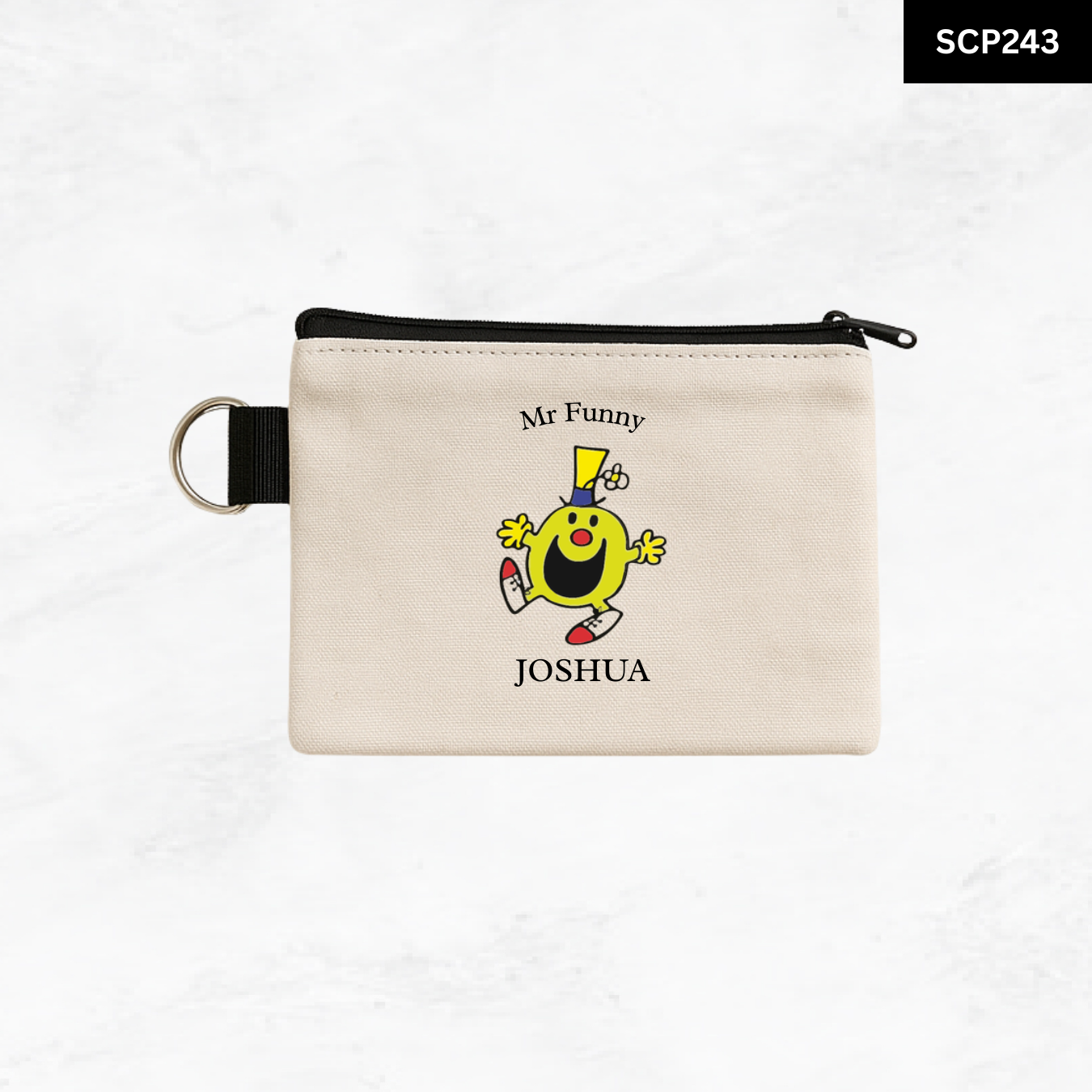 Custom Keyring Coin Purse - Litte Miss & Mr