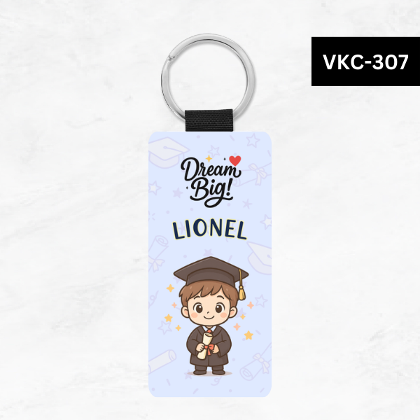 Graduation Chibi Key Tags