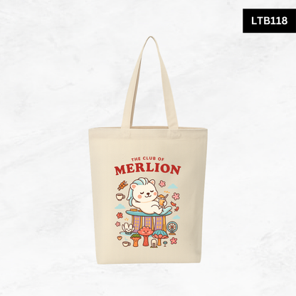 Canvas A4 Tote Bag - Club Merlion