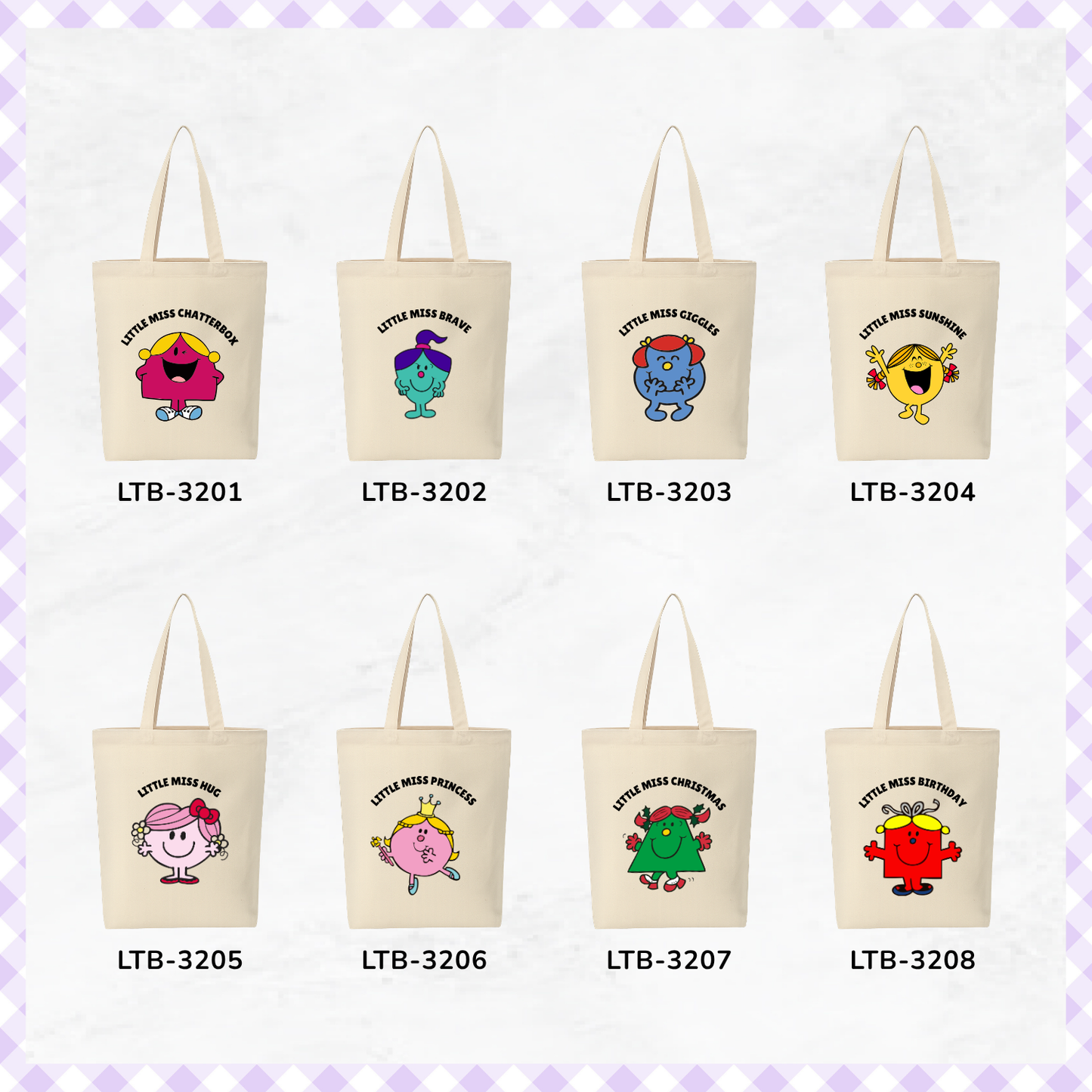 Canvas A4 Tote Bag - Little Miss / Mr Series