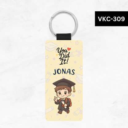 Graduation Chibi Key Tags