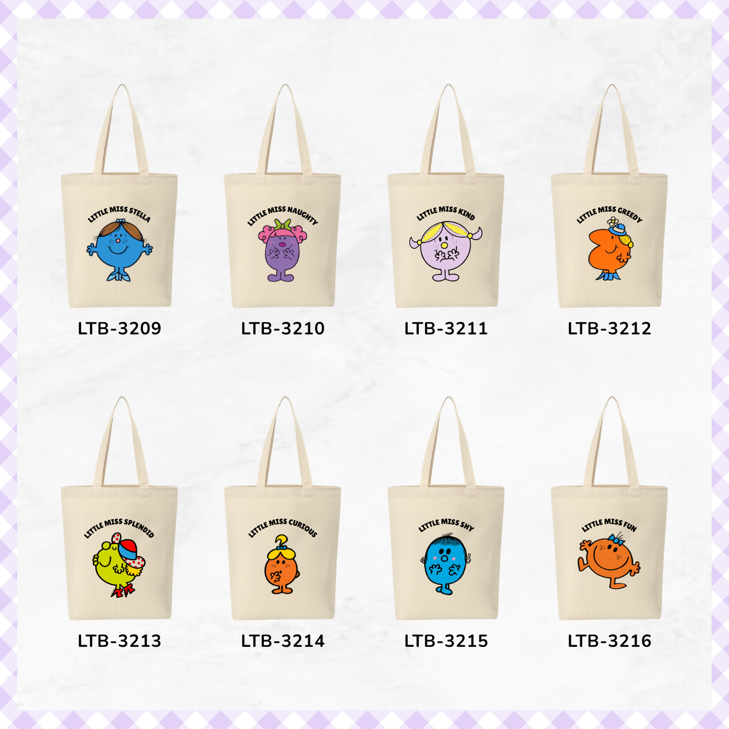 Canvas A4 Tote Bag - Little Miss / Mr Series