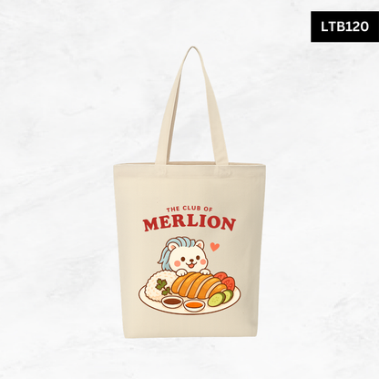Canvas A4 Tote Bag - Club Merlion
