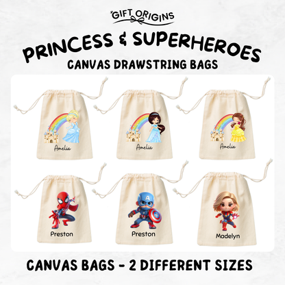 Princess & Heroes Favor Bags