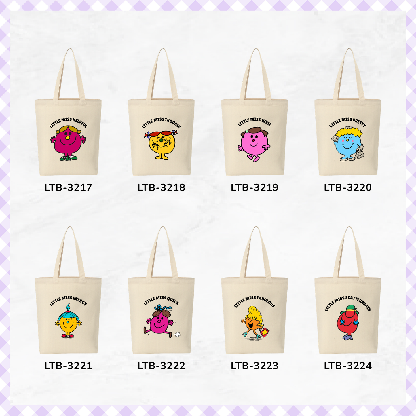 Canvas A4 Tote Bag - Little Miss / Mr Series