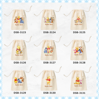 Winnie Pooh & Friends Custom Favor Bags