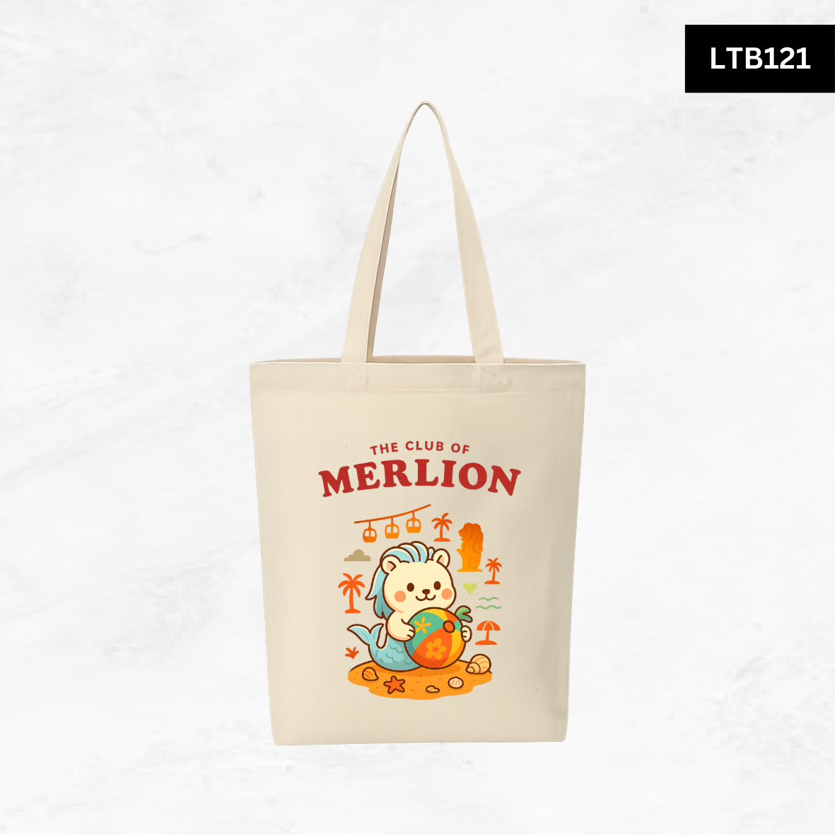Canvas A4 Tote Bag - Club Merlion