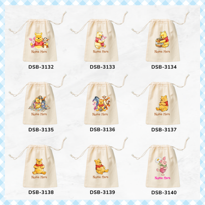 Winnie Pooh & Friends Custom Favor Bags