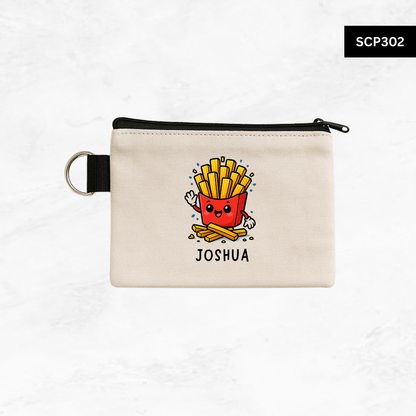 Custom Keyring Coin Purse - Foodie Series