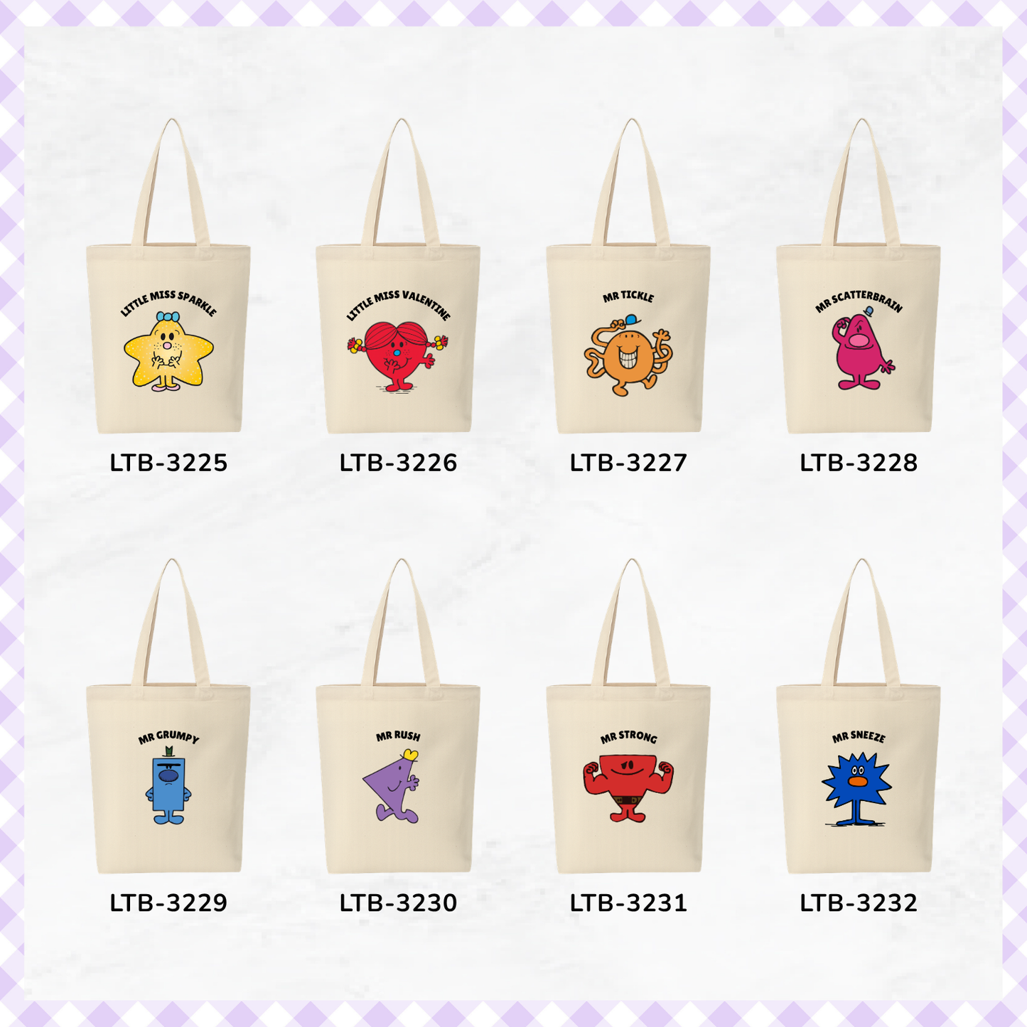 Canvas A4 Tote Bag - Little Miss / Mr Series