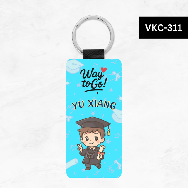 Graduation Chibi Key Tags