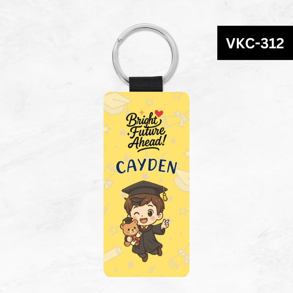 Graduation Chibi Key Tags