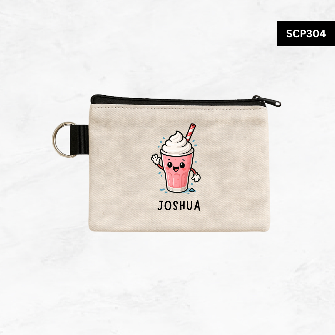 Custom Keyring Coin Purse - Foodie Series