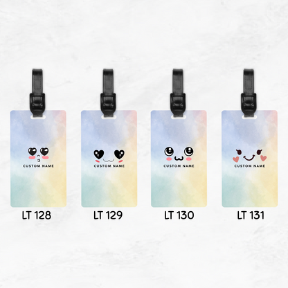 Emoji Faces Luggage Tag