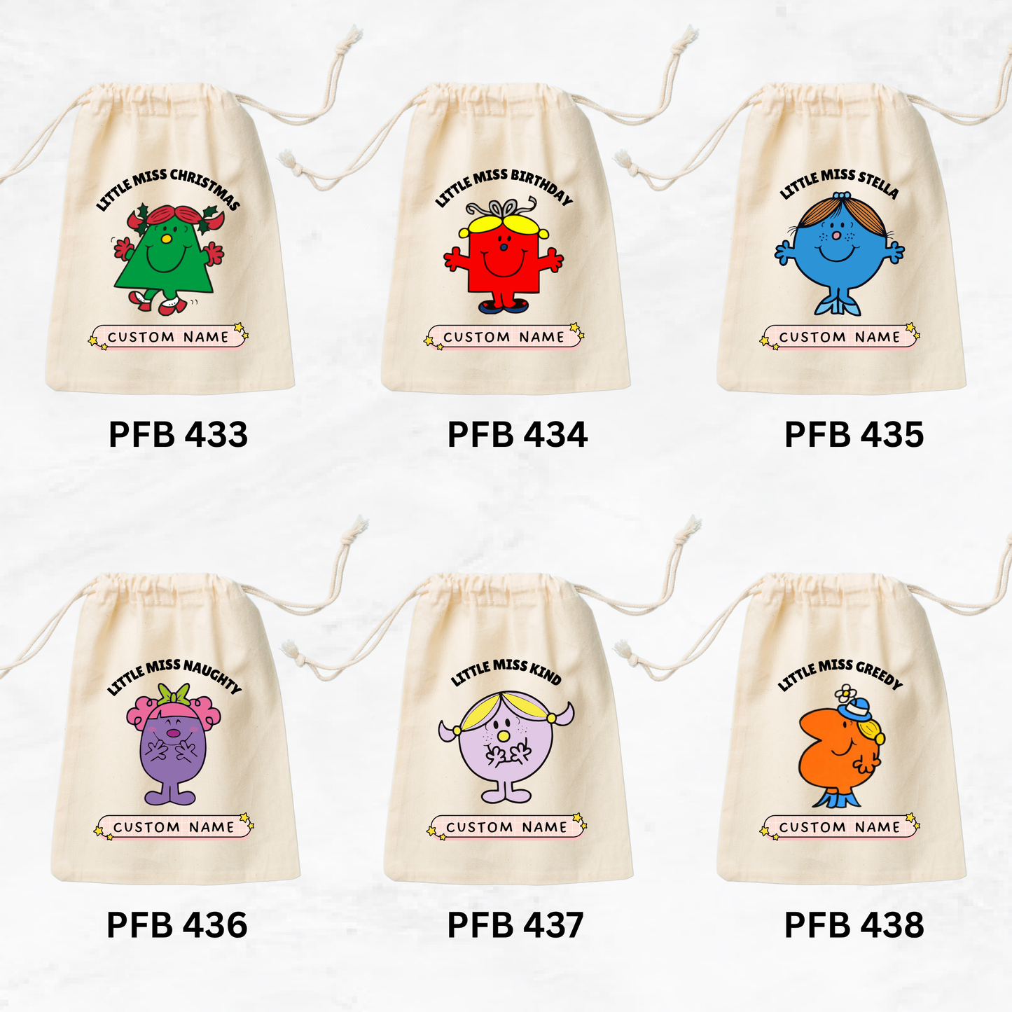Little Miss/ Mr Series Favor Bags