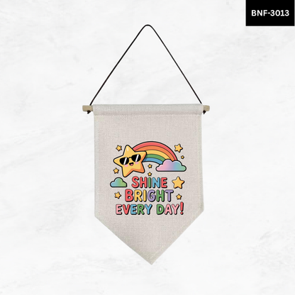 Positive Vibes Flag Banners