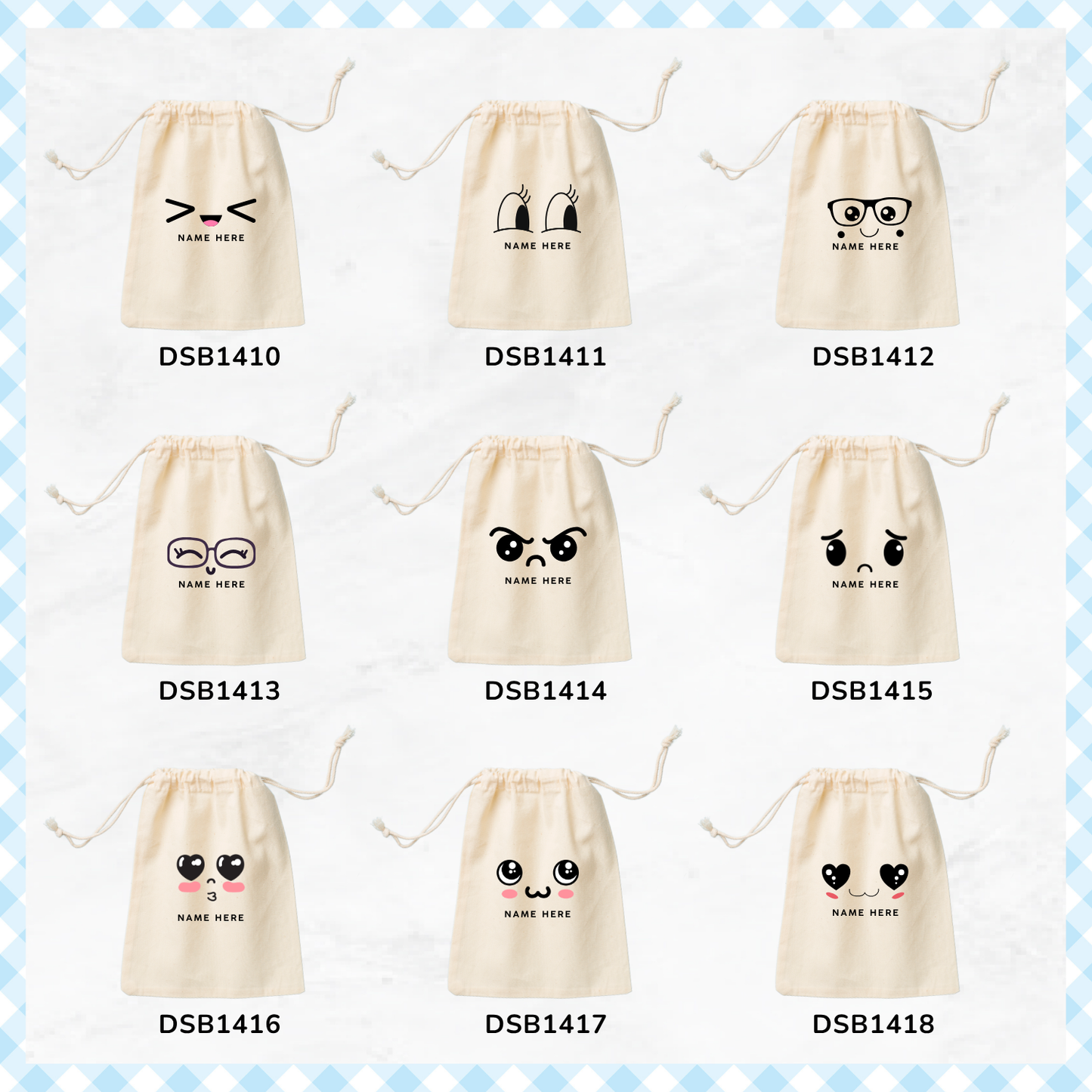 Emoji Faces Favor Bags