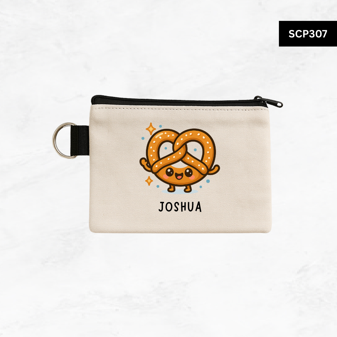 Custom Keyring Coin Purse - Foodie Series