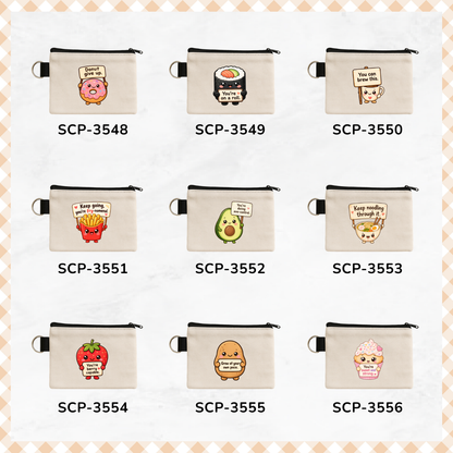 Positive Emotional Foodie - Keyring Coin Purse